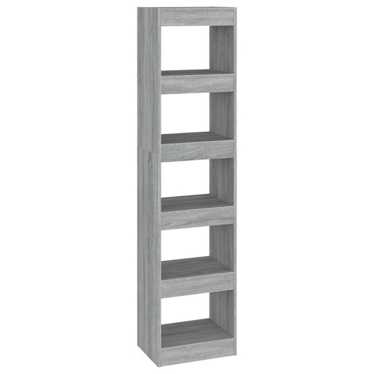 Bookcase | Grey Sonoma | Engineered wood | Medium | Bookcase