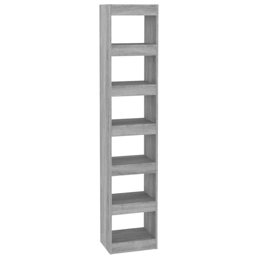 Book Cabinet | Grey Sonoma | Engineered wood | Tall | Book Cabinet