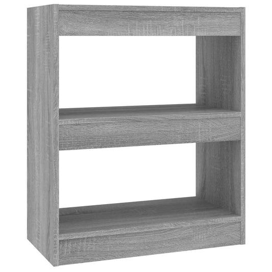 Book Cabinet | Grey sonoma | Engineered wood | Medium | Book Cabinet