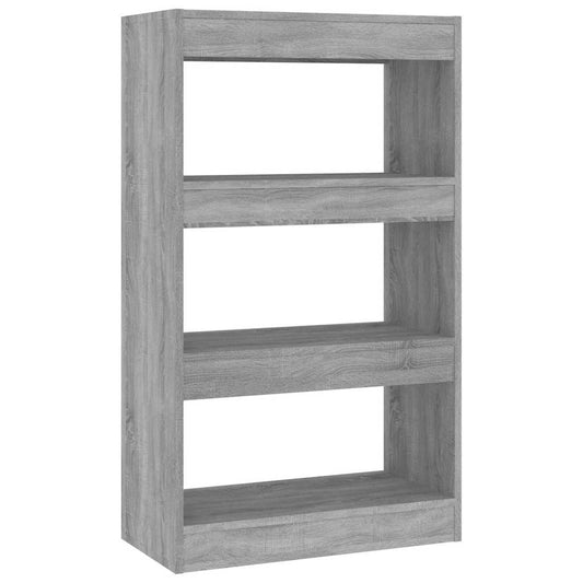 Book Cabinet | Grey sonoma | Engineered wood | Medium | Book Cabinet