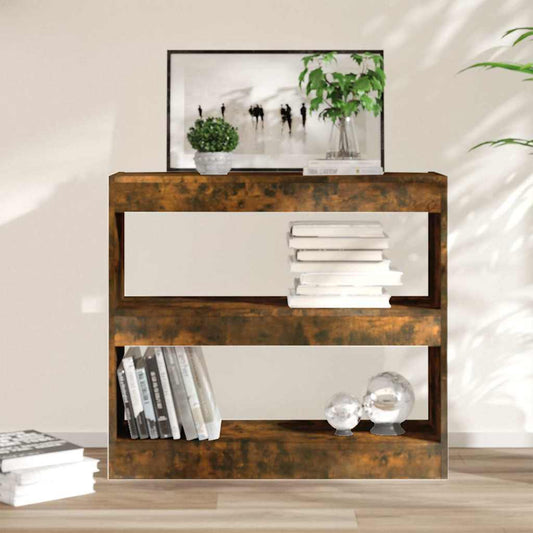 Book Cabinet | Smoked oak | Engineered wood | Medium | Book Cabinet