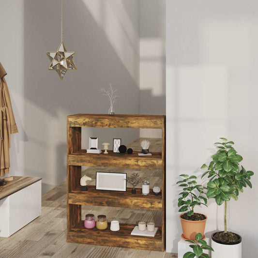 Book Cabinet | Smoked Oak | Engineered wood | Medium | Book Cabinet