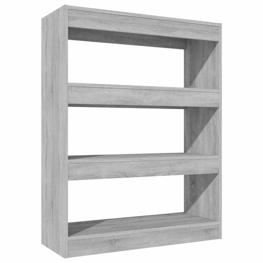 Book Cabinet | Grey Sonoma | Engineered Wood | Medium | Book Cabinet