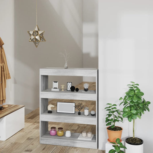 Book Cabinet | Grey Sonoma | Engineered Wood | Medium | Book Cabinet