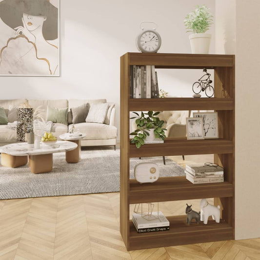 Book Cabinet | Brown oak | Engineered wood | Medium | Book Cabinet