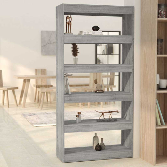 Book Cabinet | Grey Sonoma | Engineered wood | Medium | Book Cabinet
