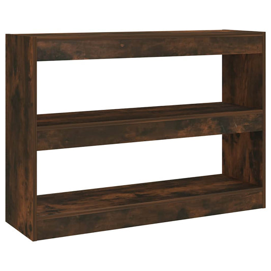 Bookcase | Smoked Oak | Engineered Wood | Medium | Bookcase | Rectangular