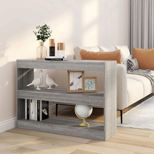 Bookcase | Grey sonoma | Engineered wood | 100x30x72 cm