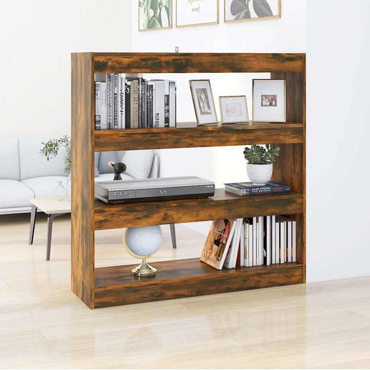 Book Cabinet | Smoked oak | Engineered wood | Medium | Book Cabinet