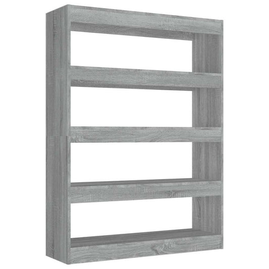 Book Cabinet | Grey sonoma | Engineered wood | Medium | Book Cabinet