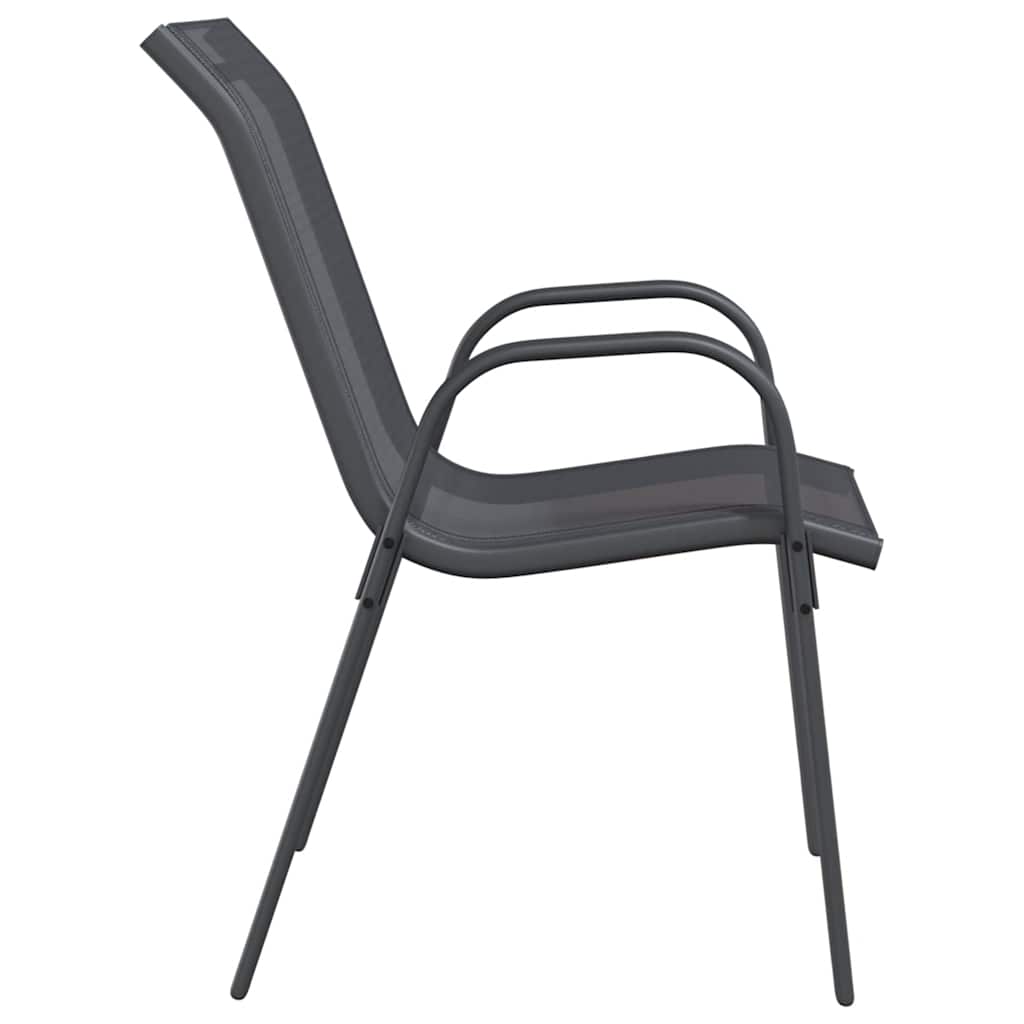 Stackable Garden Chair | Set of 2 | Stackable Chairs | Rectangular