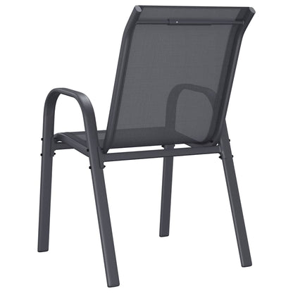 Stackable Garden Chair | Set of 2 | Stackable Chairs | Rectangular