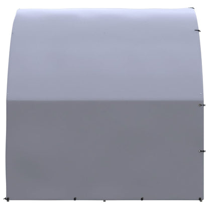 Chicken Coop Silver Galvanized Steel Large Seats Many