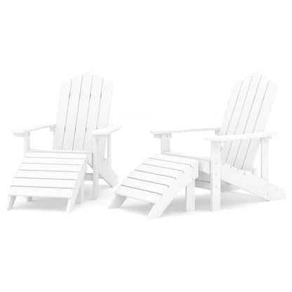 Garden Chair | White | HDPE (High Density Polyethylene), Steel | Standard