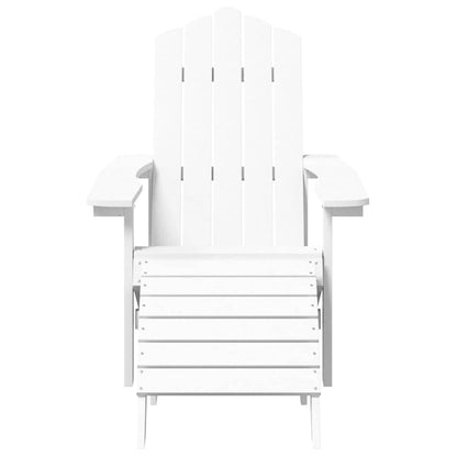 Garden Chair | White | HDPE (High Density Polyethylene), Steel | Standard