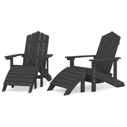Garden Chair | Anthracite | HDPE (High Density Polyethylene), Steel