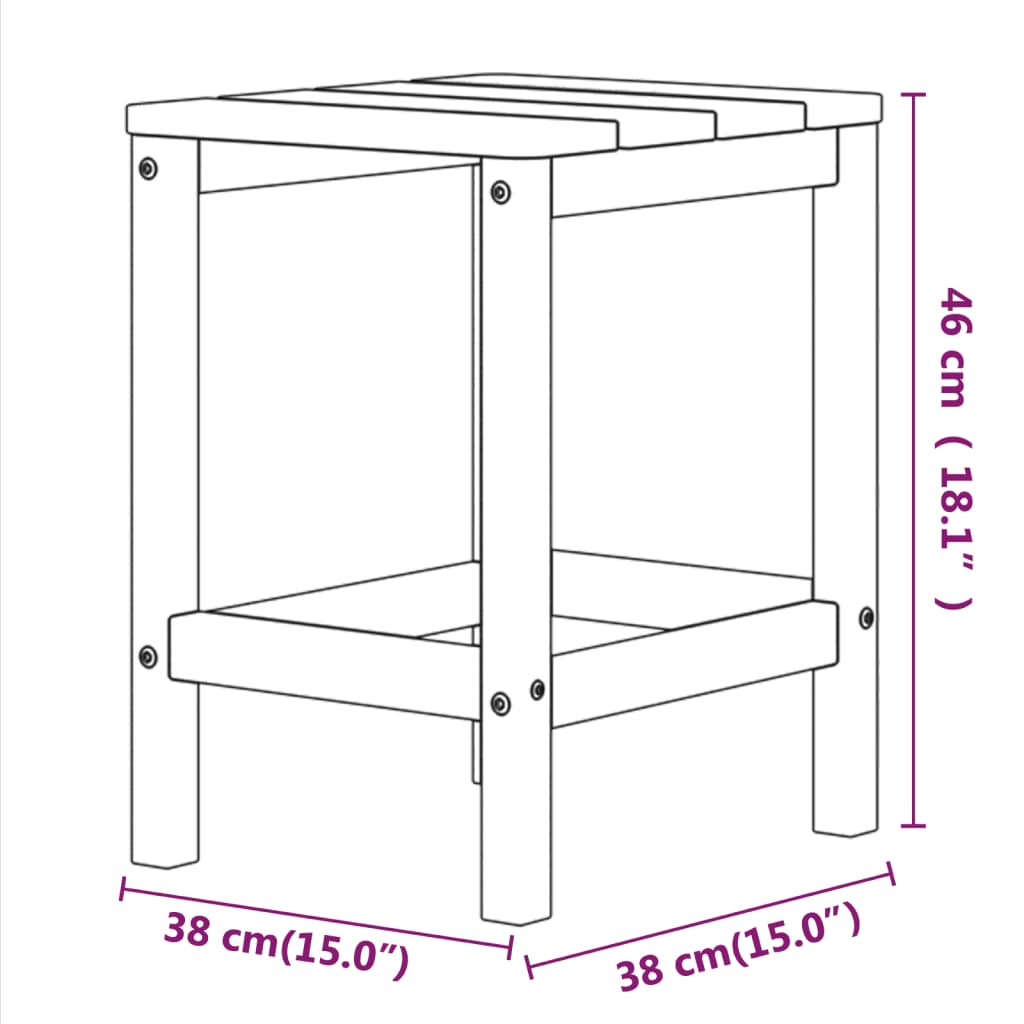 Garden Chair | Anthracite | HDPE (High Density Polyethylene), steel