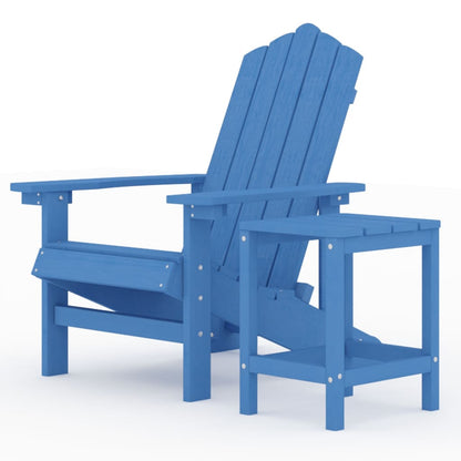 Garden Chair | Aqua blue | HDPE (High Density Polyethylene) | Large