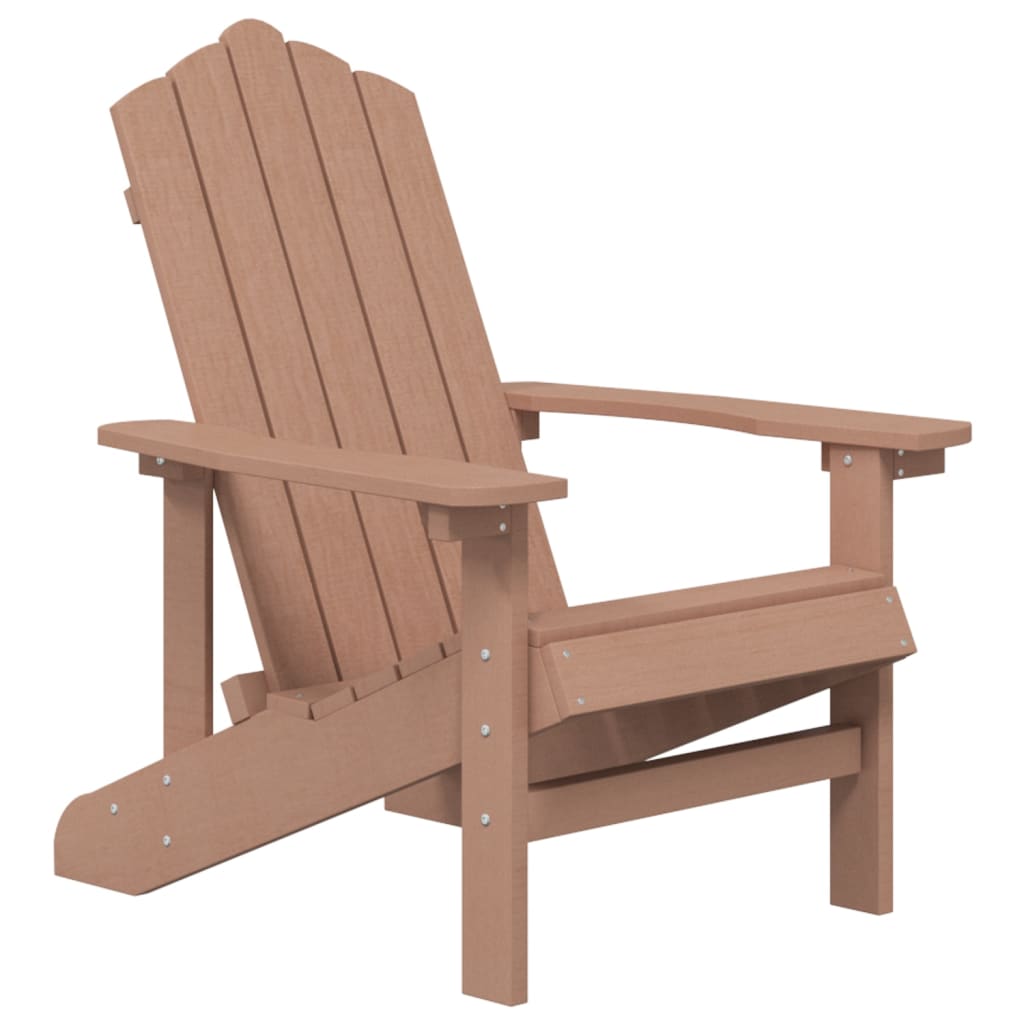 Garden Chair | Brown | HDPE (High Density Polyethylene), steel | Medium