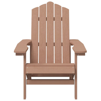 Garden Chair | Brown | HDPE (High Density Polyethylene), steel | Medium