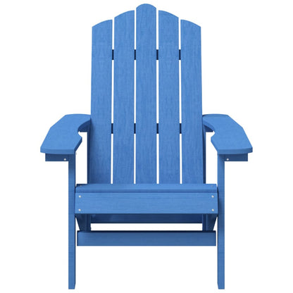 Garden Chair | Aqua blue | HDPE (High Density Polyethylene), steel