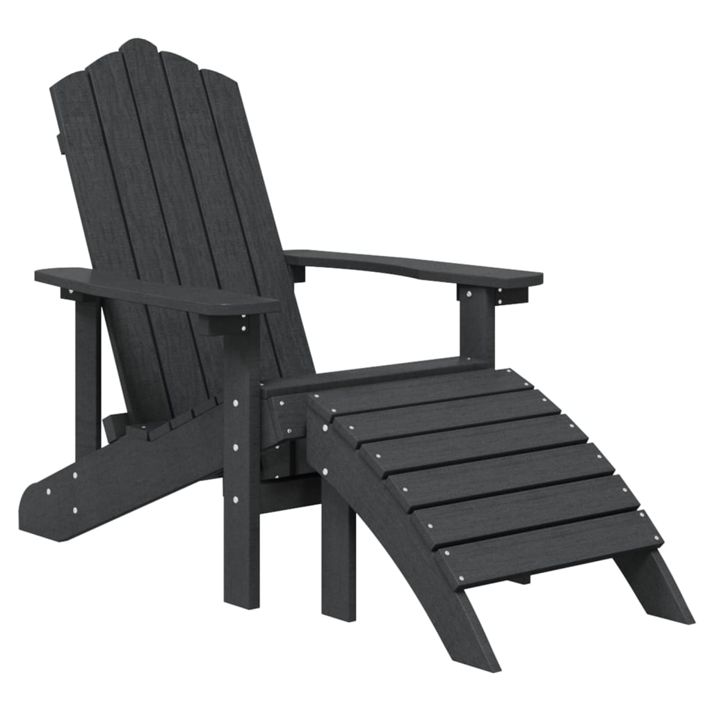 Garden Chair | Anthracite | HDPE (High Density Polyethylene), steel