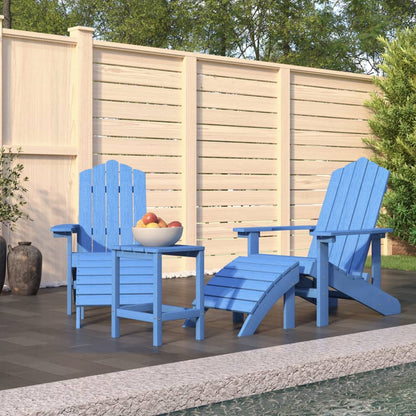 Garden Chair | Aqua Blue | HDPE (High Density Polyethylene) | Medium