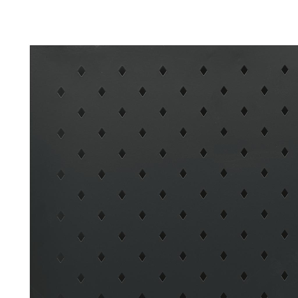 5-Panel Room Dividers 2 pcs Black 78.7"x70.9" Steel