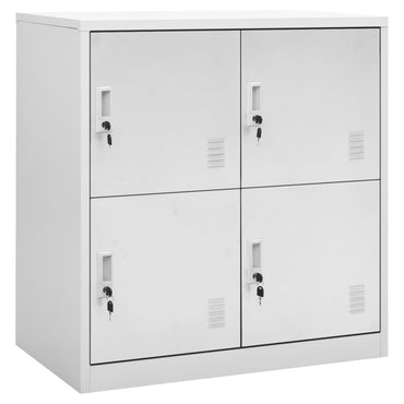 Locker Cabinets 5 pcs Light Grey 90x45x92.5 cm Steel