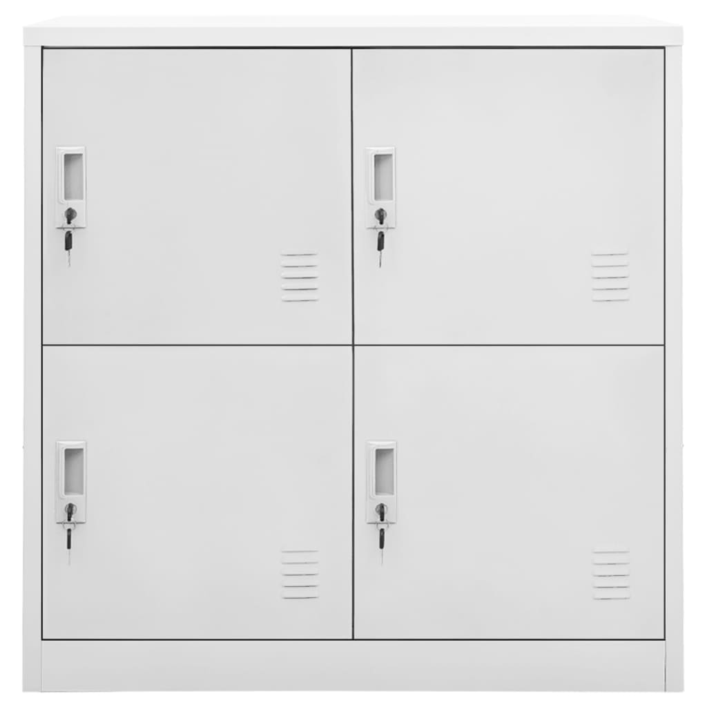 Locker Cabinets 5 pcs Light Grey 90x45x92.5 cm Steel