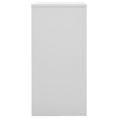 Locker Cabinet | Set of 2 | Light grey and blue | Steel
