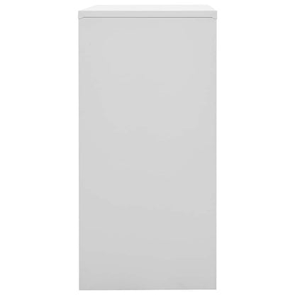 Locker Cabinets 5 pcs Light Grey and Blue 90x45x92.5 cm Steel