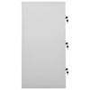 Locker Cabinets 2 pcs Light Grey 90x45x92.5 cm Steel