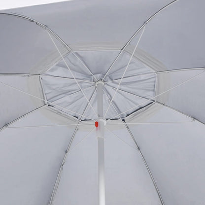 Beach Umbrella with Side Walls Anthracite 215 cm