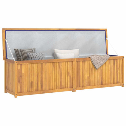 318735 vidaXL Garden Box 200x50x55 cm Solid Wood Teak