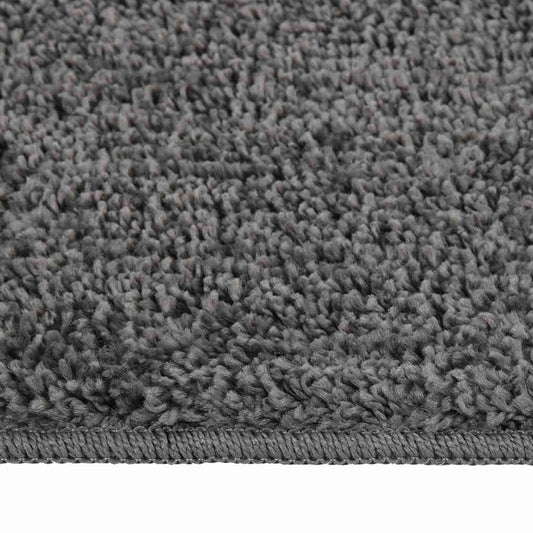 Rug | Dark grey | Polypropylene | Medium | Rug | Rectangular | Modern