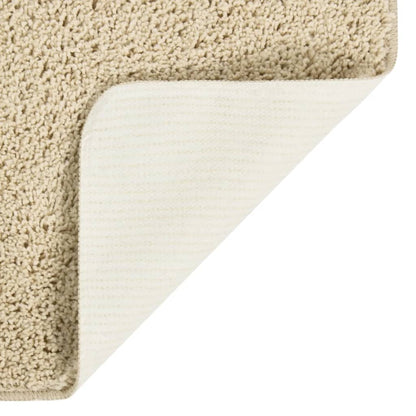 Shaggy Rug Cream 140x200 cm Anti Slip