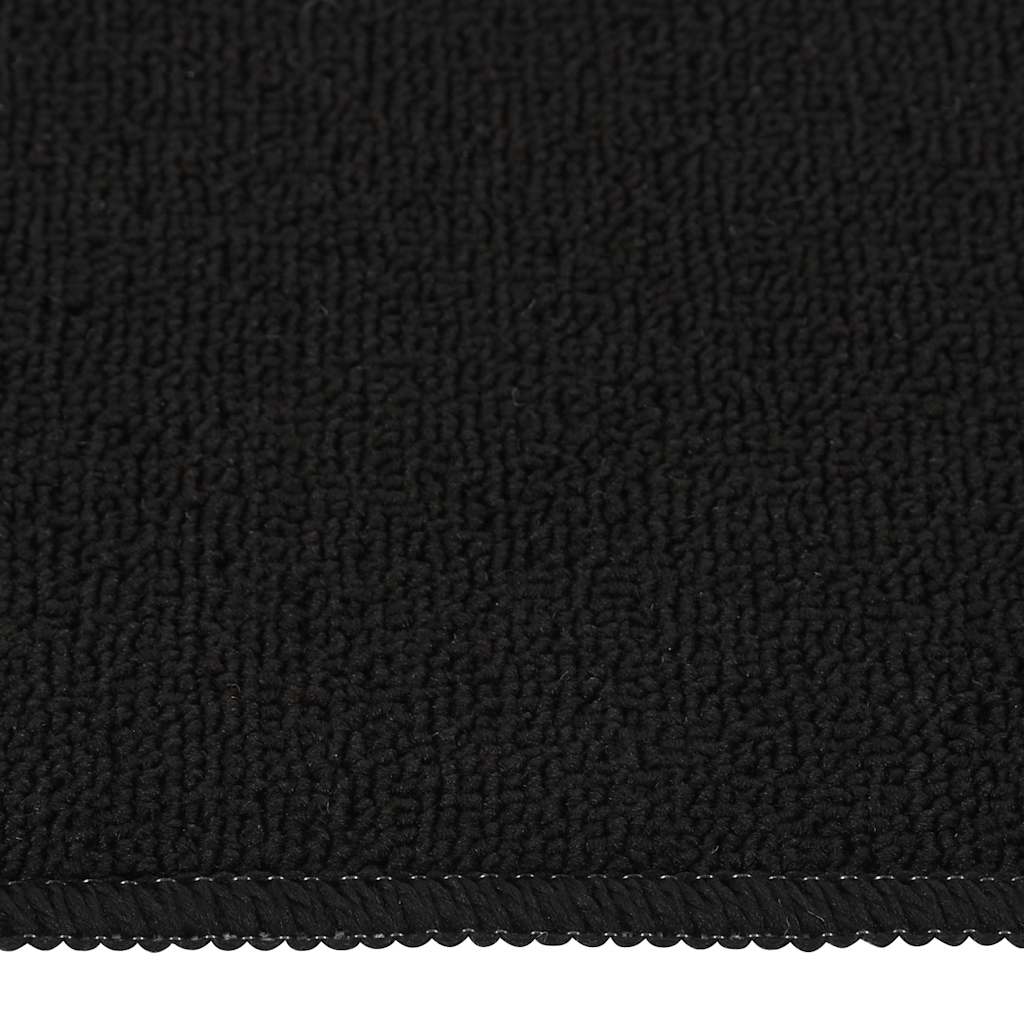 Stair Mat | Set of 15 | Black | Polypropylene | 60x25 cm | Stair Mat