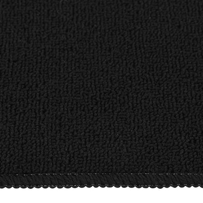 Stair Mat | Set of 15 | Black | 100% Polypropylene | 20 x 75 cm