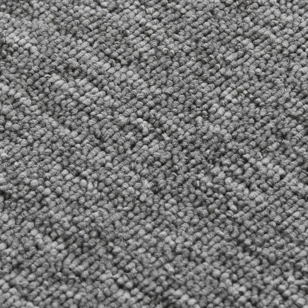 Anti Slip Stair Mats 15 pcs 60x25 cm Grey Rectangular