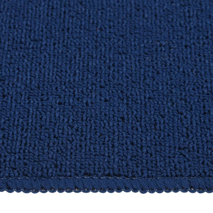 Anti Slip Stair Mats 15 pcs 60x25 cm Navy Blue Rectangular