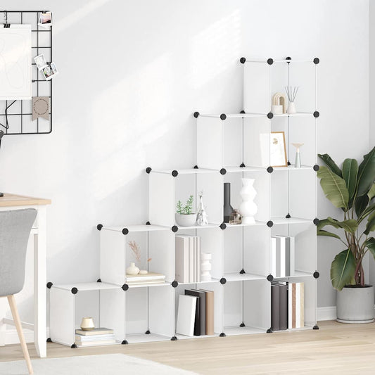 Storage Cube Organiser | Transparent | PP plastic, steel | Large