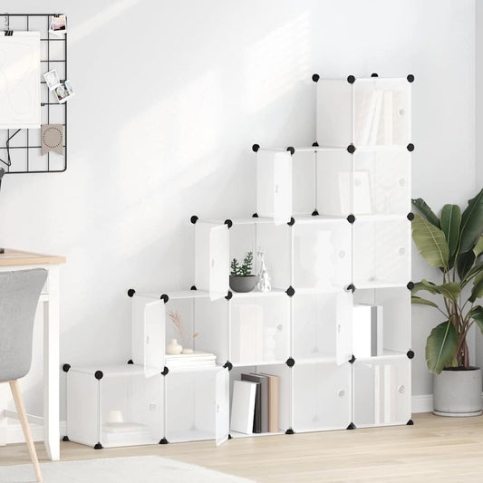 Storage Cube Organiser | Transparent | Polypropylene, Steel