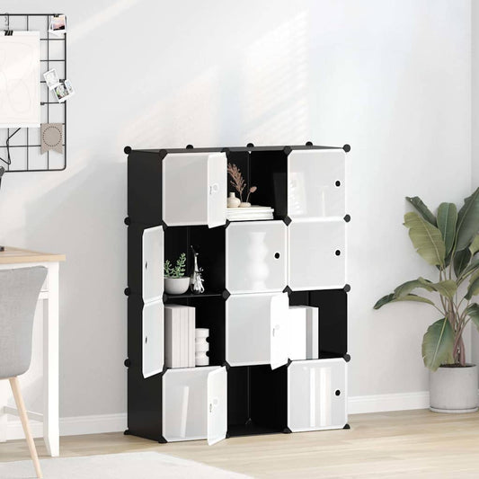 Storage Cube Organiser | Black | PP plastic, steel | Medium | Modular