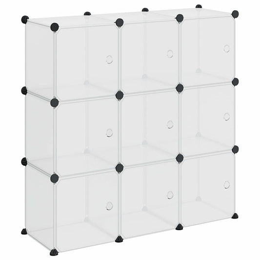 Storage Cube Organiser | Transparent | PP (Polypropylene), steel
