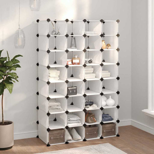 Shoe Rack | Transparent | Polypropylene, Steel | Large | Shoe Rack