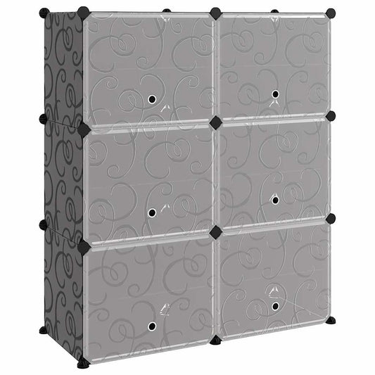 Shoe Rack | Black | PP (Polypropylene), steel | Medium | Modular