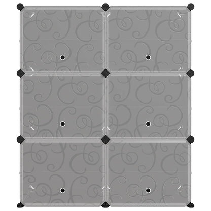 Shoe Rack Black 84.5x31x93.5 cm PP