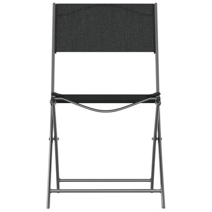 Folding Outdoor Chair | Set of 2 | Black