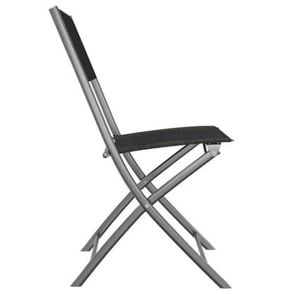 Folding Outdoor Chair | Set of 2 | Black
